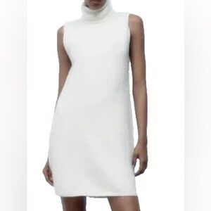 Zara Cream Turtleneck Sweater